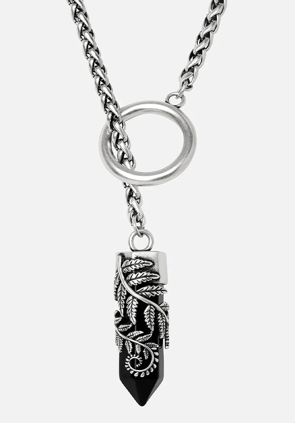 Crystal Fern | O-RING NECKLACE