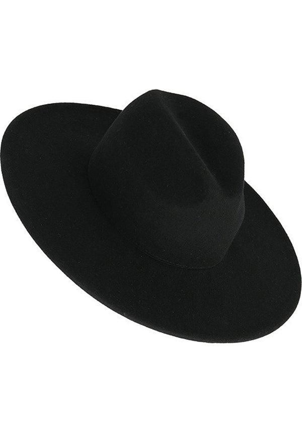 Fern | HAT - Beserk - accessories, all, black, clickfrenzy15-2023, discountapp, fp, goth summer, gothic, gothic accessories, hair accessories, hat, hats, hats and hair, ladies, moon, restyle, sep19, summer, summer goth, summer hats, witch