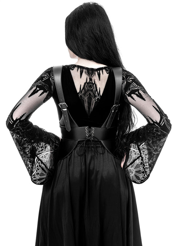 Gothic Chapel V-Neck | BODYSUIT