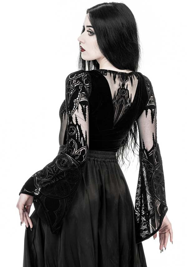 Gothic Chapel V-Neck | BODYSUIT