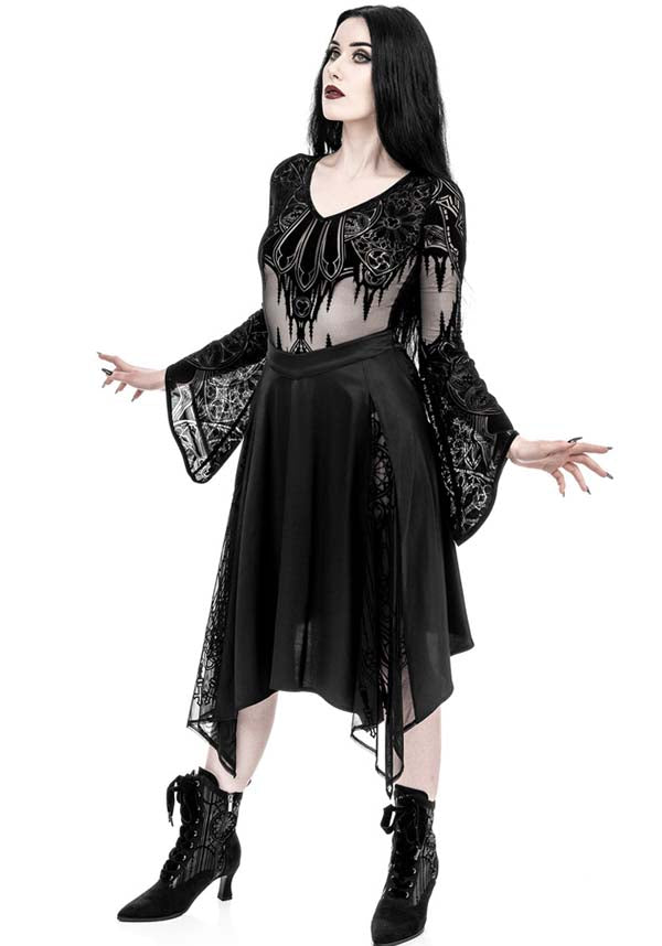 Gothic Chapel V-Neck | BODYSUIT