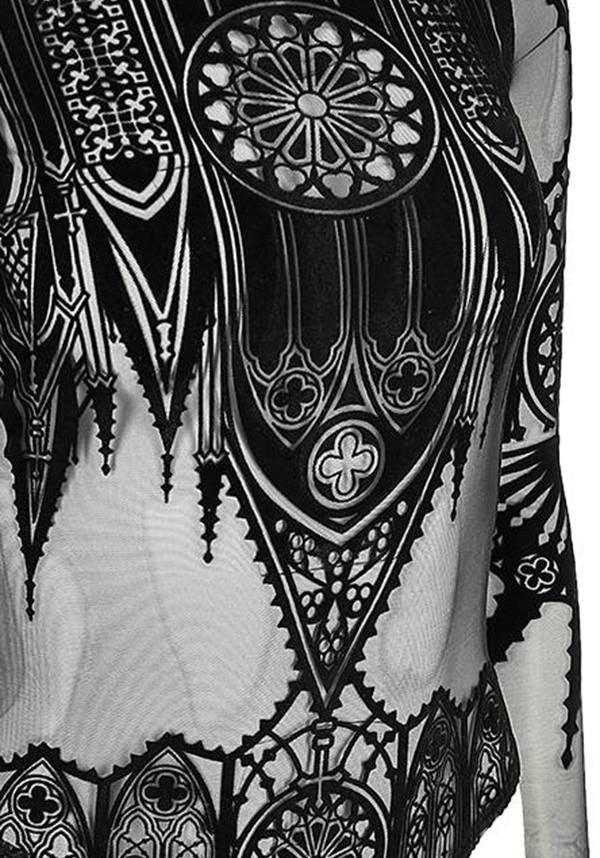 Inverted Cathedral | MESH BODYSUIT - Beserk - all, all clothing, all ladies clothing, bodysuit, clickfrenzy15-2023, clothing, discountapp, fp, girls top, ladies clothing, ladies top, long sleeve top, may22, plus size, pricematchedsg, R190522, repriced030523, restyle, RS203134, see through, sheer, tees and tops, top, tops, tshirts and tops, winter, winter clothing, womens top
