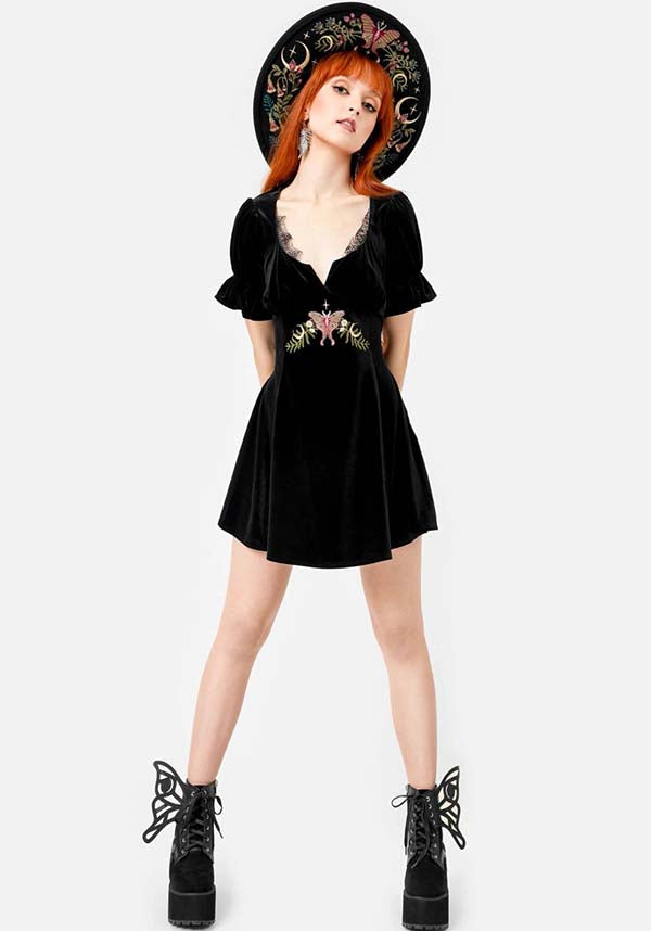Midnight Flora | MINI DRESS