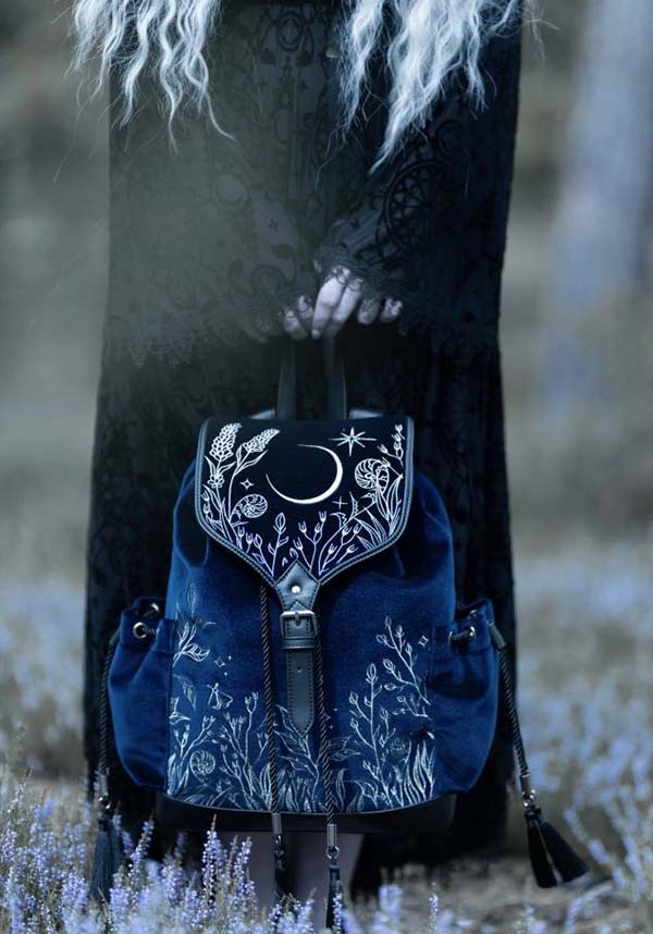 ☾DarkMoon★様　丸ポケットリュック　ハンドメイド Restyle | Moonlit Meadow Backpack | BESERK Australia