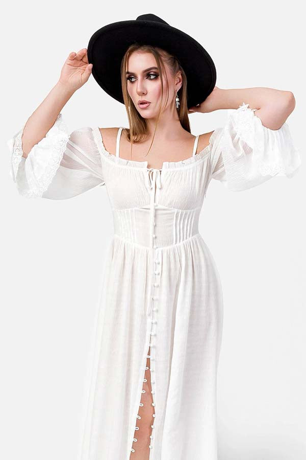 Night Calling [Ivory] | DRESS