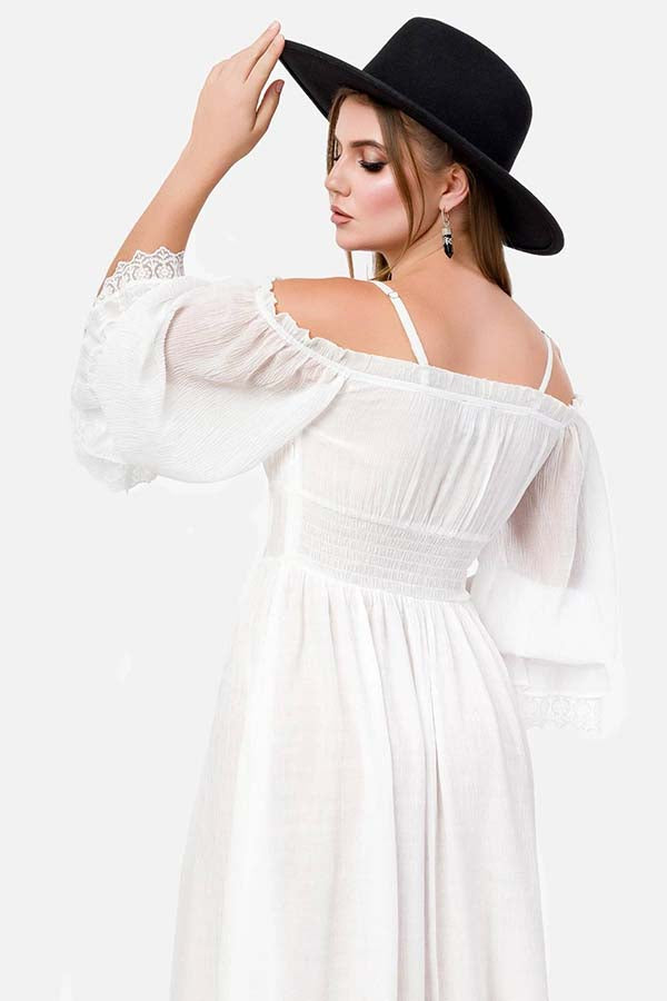 Night Calling [Ivory] | DRESS