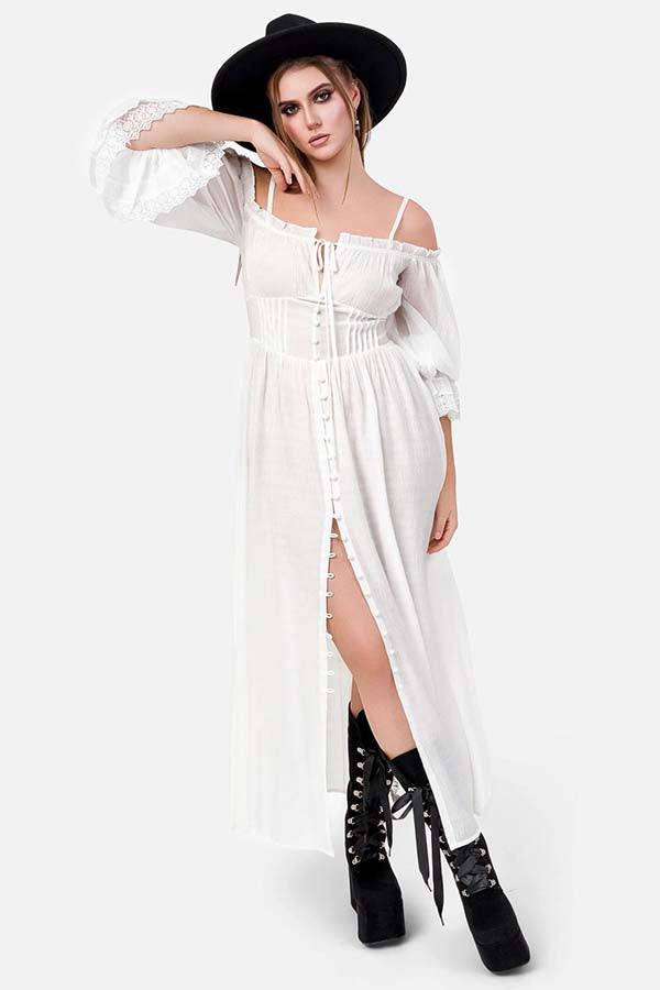 Night Calling [Ivory] | DRESS