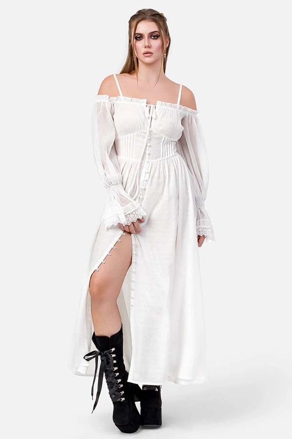 Night Calling [Ivory] | DRESS