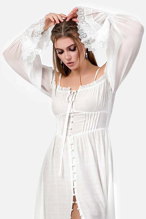 Night Calling [Ivory] | DRESS
