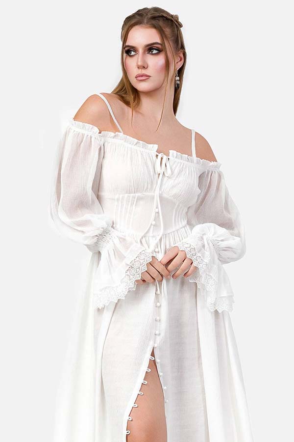 Night Calling [Ivory] | DRESS