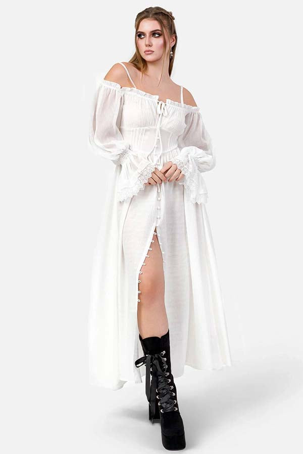 Night Calling [Ivory] | DRESS