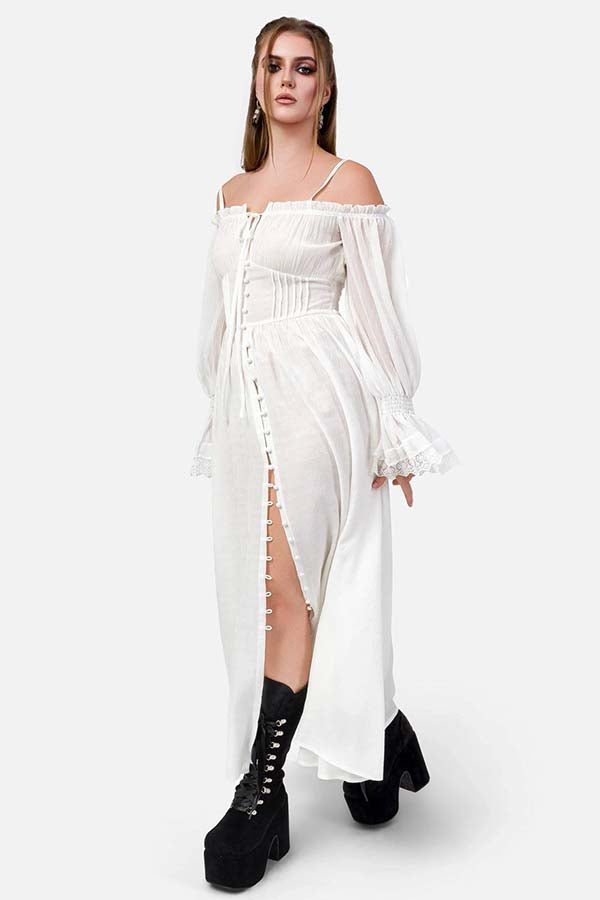 Night Calling [Ivory] | DRESS