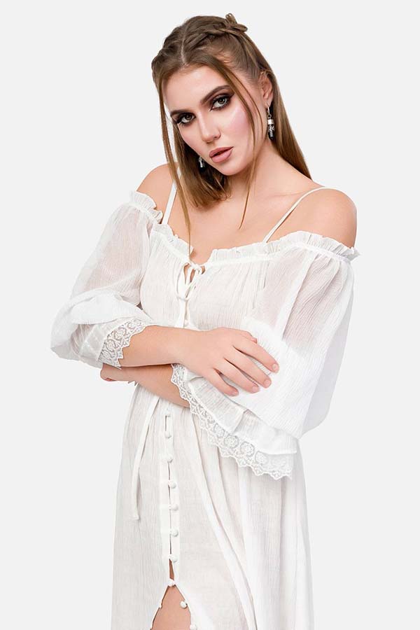 Night Calling [Ivory] | DRESS