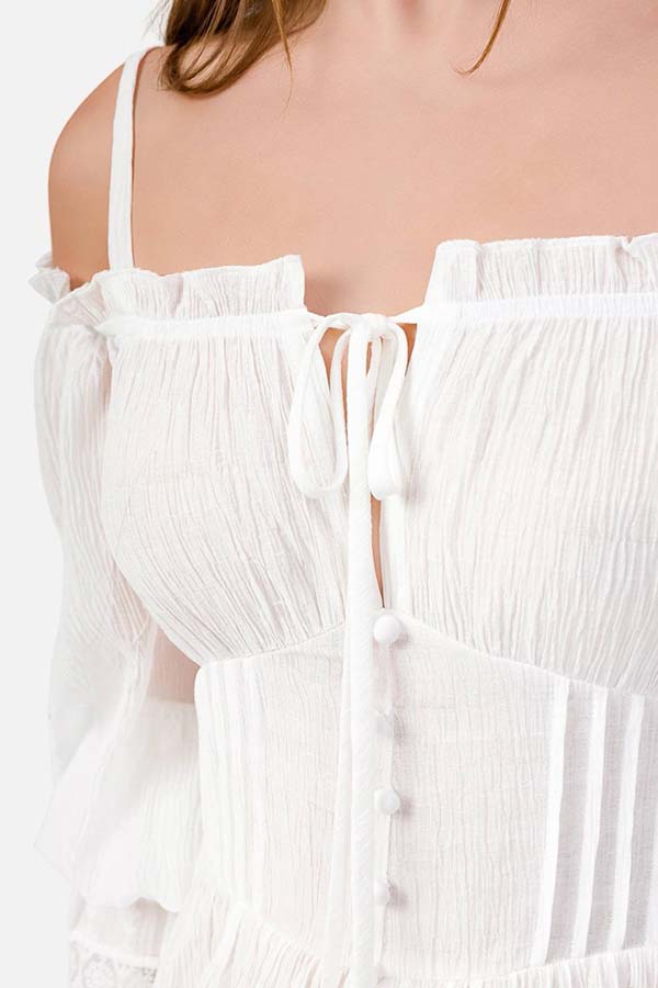 Night Calling [Ivory] | DRESS