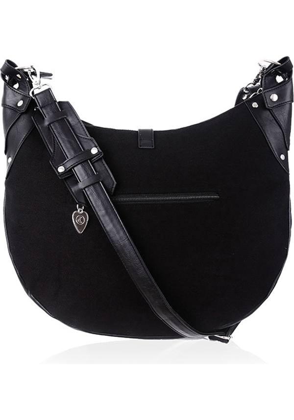 Pentagram | HOBO BAG - Beserk - accessories, all, bag, black, clickfrenzy15-2023, discountapp, fp, gothic, gothic bag, hand bag, handbag, handbags and purses, jan18, labelpending, labelvegan, ladies, restyle, shoulder bag, vegan