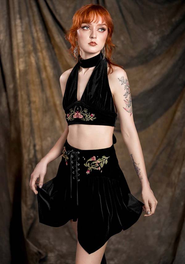 Woodland Bloom | HALTERNECK TOP