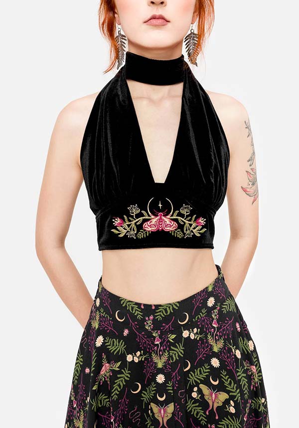 Woodland Bloom | HALTERNECK TOP