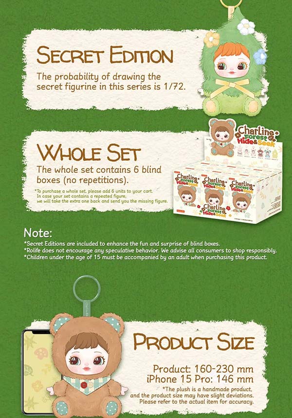 Charline Forest Hide & Seek | PLUSH DOLL [BLIND BOX]
