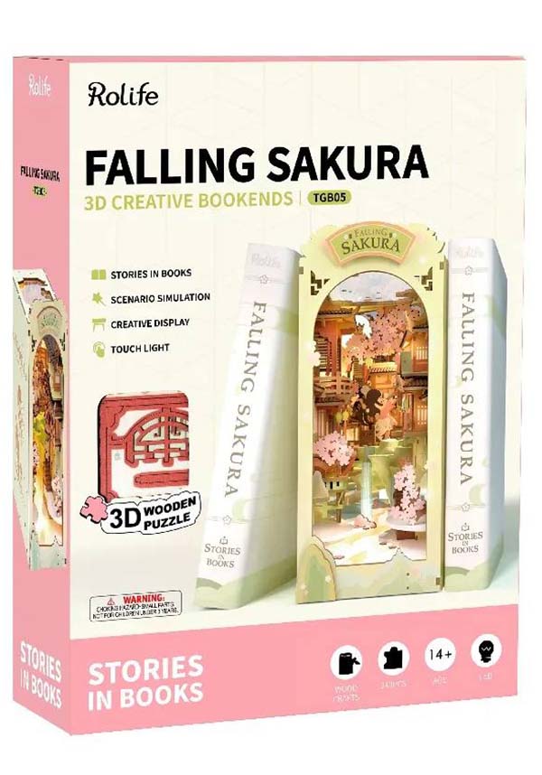 Falling Sakura | 3D DIY MINIATURE HOUSE BOOK NOOK
