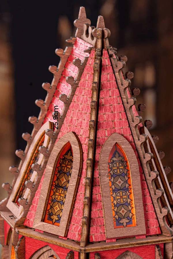 Geometric Cathedral | 3D WOODEN PUZZLE