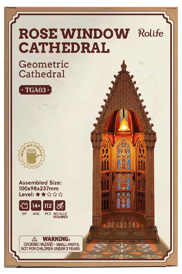 Geometric Cathedral | 3D WOODEN PUZZLE