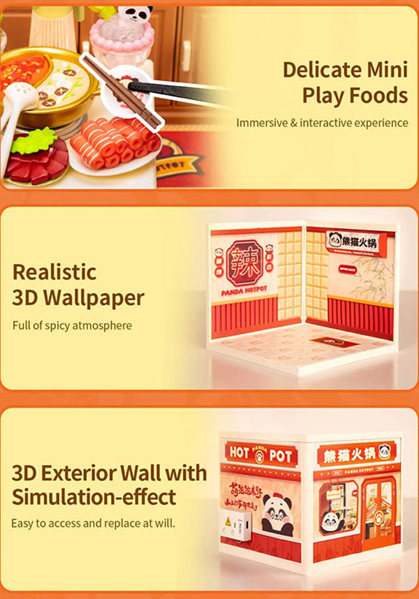Panda Hot Pot | DIY MINIATURE HOUSE