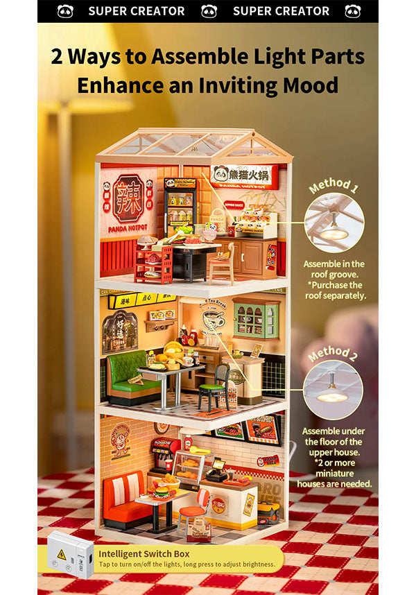 Panda Hot Pot | DIY MINIATURE HOUSE