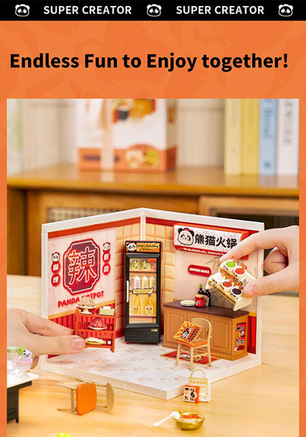 Panda Hot Pot | DIY MINIATURE HOUSE