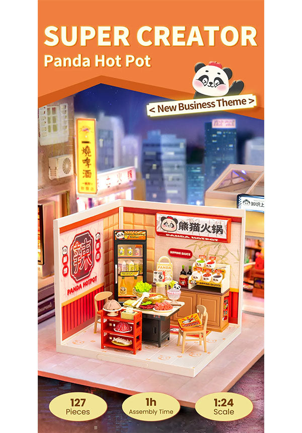 Panda Hot Pot | DIY MINIATURE HOUSE