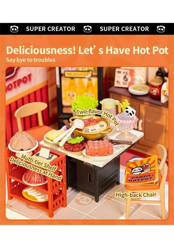 Panda Hot Pot | DIY MINIATURE HOUSE
