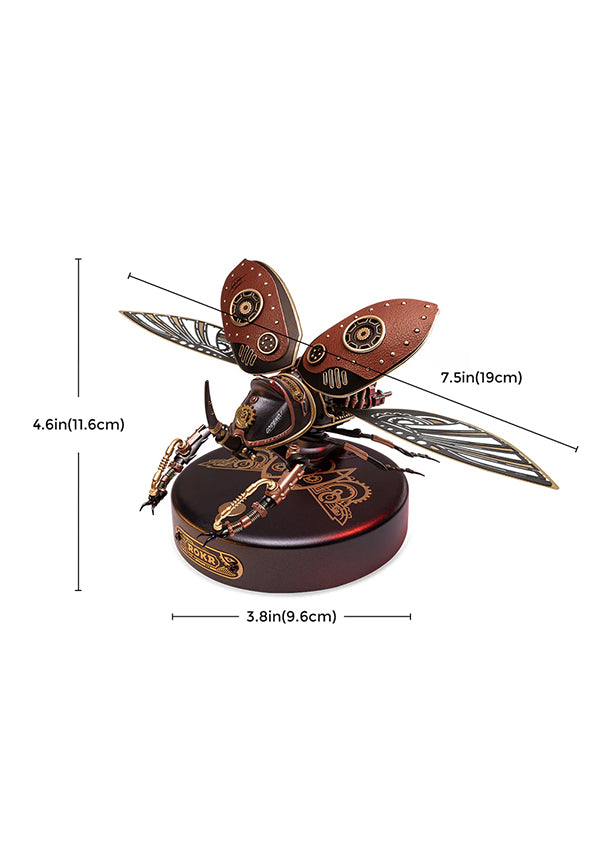 Rhino Beetle | MODEL DIY 3D PUZZLE