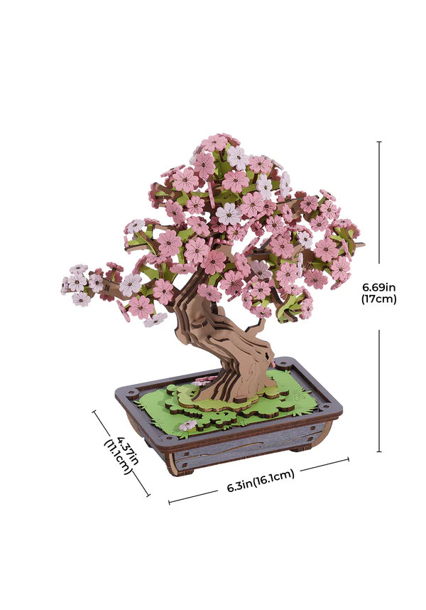 Sakura Bonsai | 3D WOODEN PUZZLE