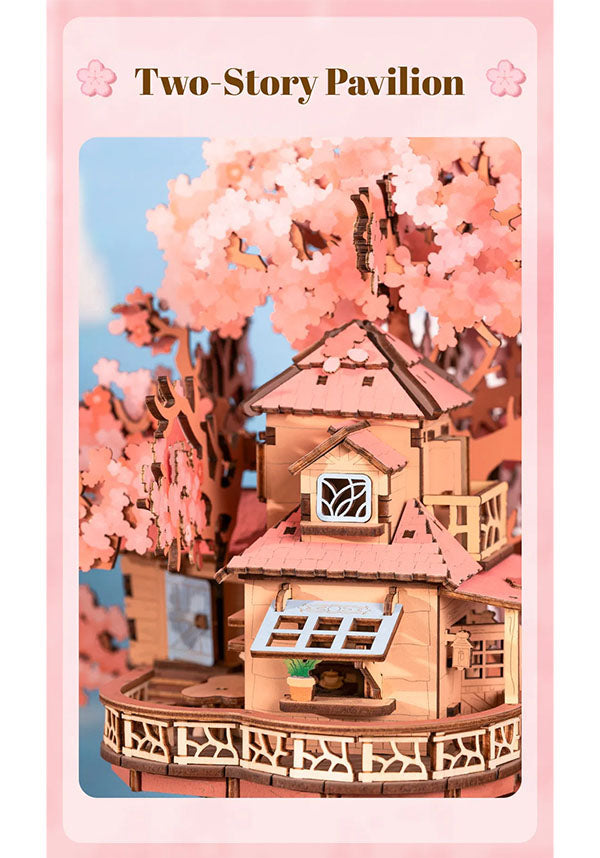 Sakura Tree House | 3D WOODEN PUZZLE