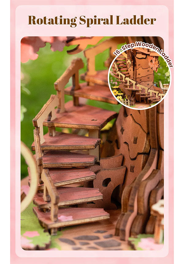 Sakura Tree House | 3D WOODEN PUZZLE