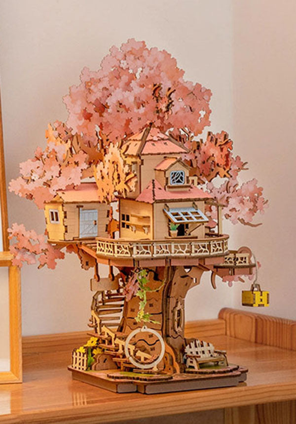 Sakura Tree House | 3D WOODEN PUZZLE