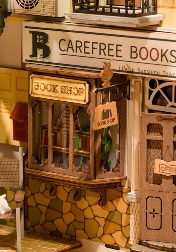 Sunshine Town | 3D DIY MINIATURE HOUSE BOOK NOOK