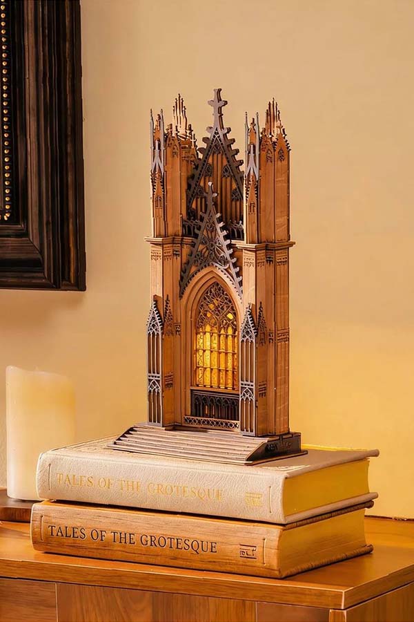 Twin-Tower Cathedral | 3D WOODEN PUZZLE