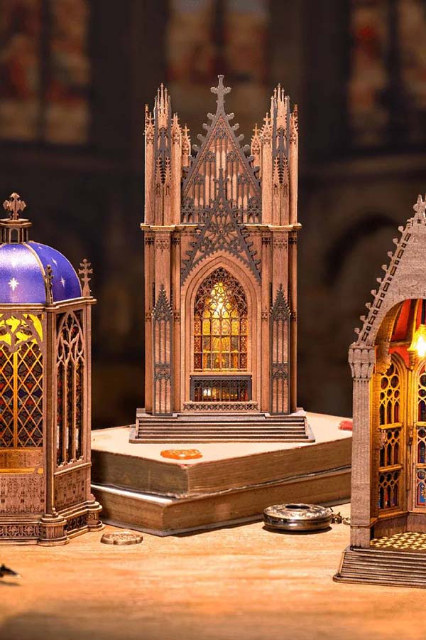 Twin-Tower Cathedral | 3D WOODEN PUZZLE