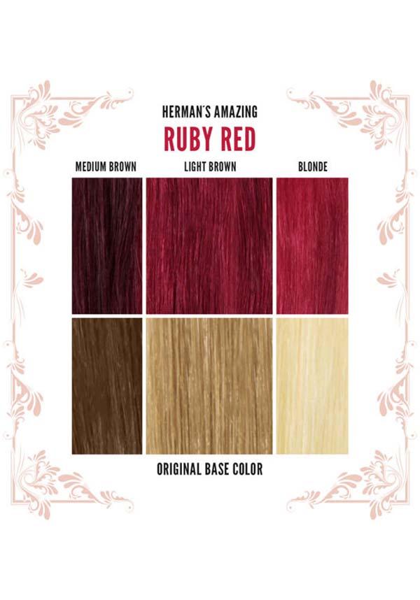Ruby Red | HAIR COLOUR - Beserk - all, clickfrenzy15-2023, colour:red, cosmetics, discountapp, dye, dyes, fp, hair, hair color, hair colour, hair colours, hair dye, hair dyes, hair red, hermans colour, hermans hair colour, labelvegan, red, vegan