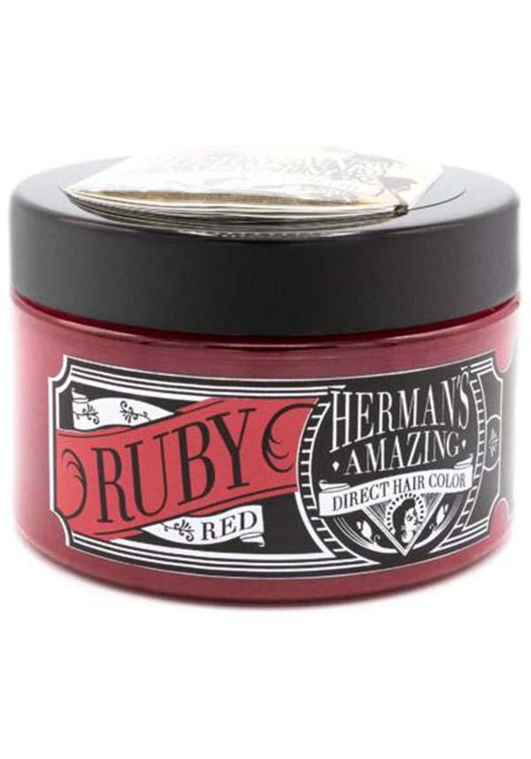Ruby Red | HAIR COLOUR - Beserk - all, clickfrenzy15-2023, colour:red, cosmetics, discountapp, dye, dyes, fp, hair, hair color, hair colour, hair colours, hair dye, hair dyes, hair red, hermans colour, hermans hair colour, labelvegan, red, vegan