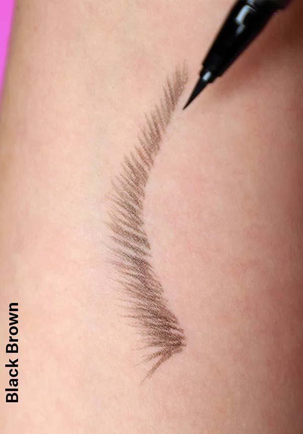 Brow Artist [Black Brown] | BROW PEN - Beserk - all, brown, clickfrenzy15-2023, cosmetics, cruelty free, cruetly free, dark brown, dec22, discountapp, eye, eyebrow, eyes, fp, googleshopping, labelvegan, make up, makeup, R151222, RCS16706, rude cosmetics, vegan