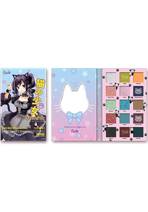 Cat Girl Chronicles | MANGA PALETTE - Beserk - all, apr22, blue, clickfrenzy15-2023, cosmetic glitter, cosmetics, discountapp, eyes, eyeshadow, eyeshadow pressed, fp, glitter, gold, green, make up, makeup, orange, palette, pink, purple, R240422, RCS16153, red, shimmer, yellow
