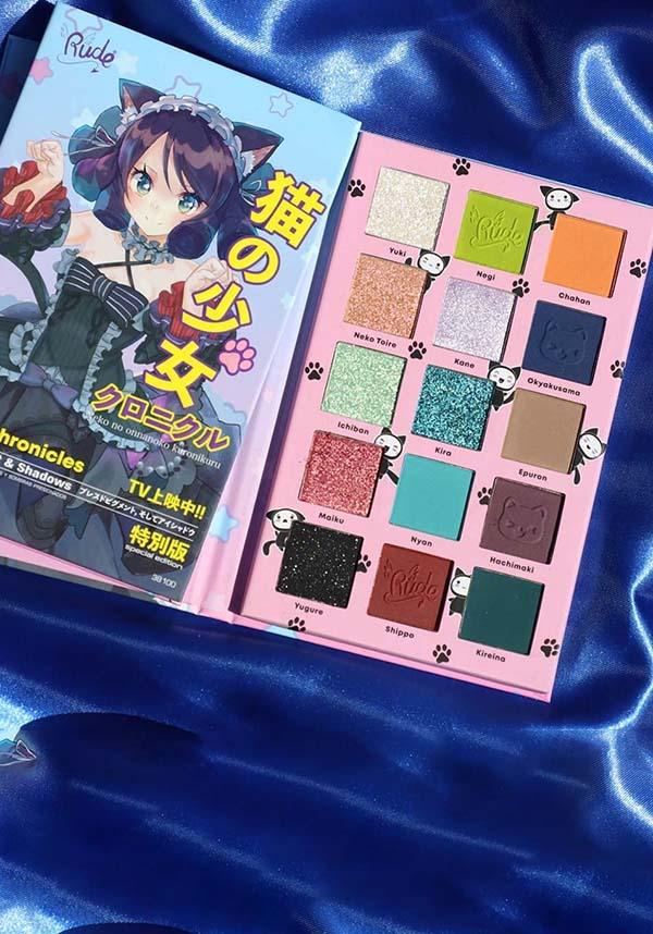 Cat Girl Chronicles | MANGA PALETTE - Beserk - all, apr22, blue, clickfrenzy15-2023, cosmetic glitter, cosmetics, discountapp, eyes, eyeshadow, eyeshadow pressed, fp, glitter, gold, green, make up, makeup, orange, palette, pink, purple, R240422, RCS16153, red, shimmer, yellow