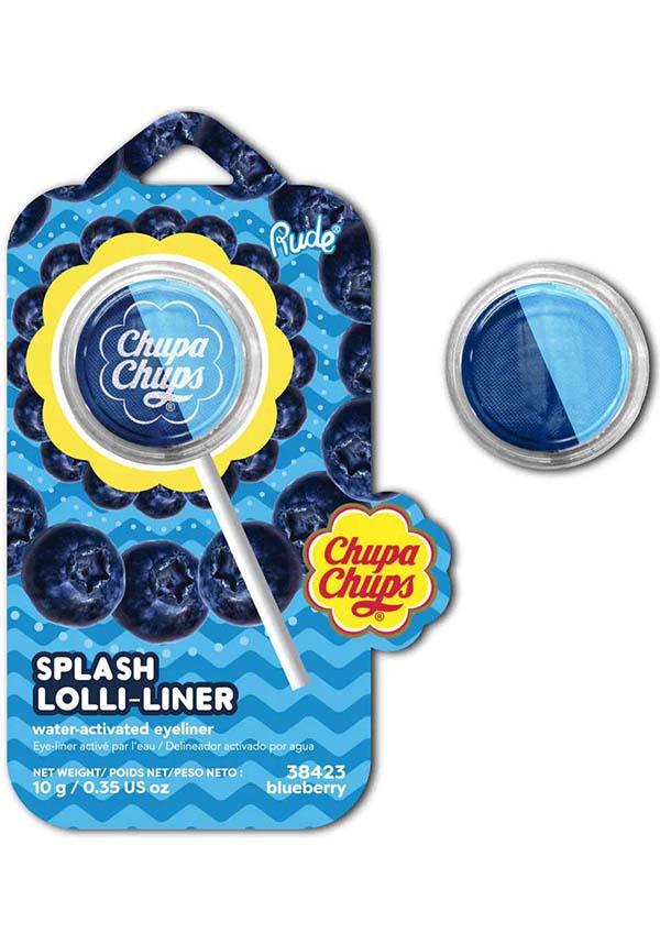 Chupa Chups [Blueberry] | SPLASH LOLLI LINER - Beserk - all, art, artist, blue, colour:blue, colours, cosmetics, discountapp, eye, eyeliner, eyes, fp, googleshopping, gothic cosmetics, halloween cosmetics, halloween makeup, jun23, kawaii, labelnew, labelvegan, light blue, liner, make up, makeup, R130623, RC17269, rude cosmetics, vegan