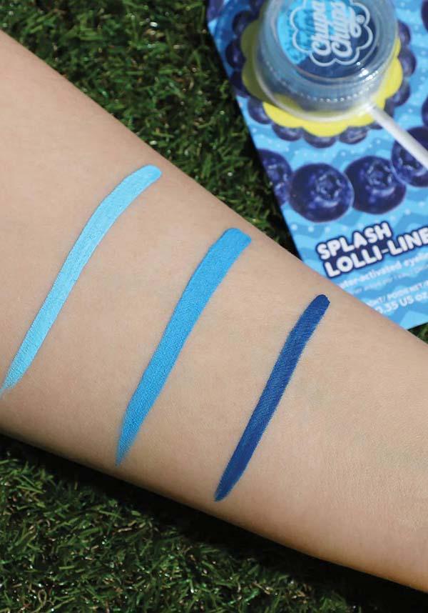 Chupa Chups [Blueberry] | SPLASH LOLLI LINER - Beserk - all, art, artist, blue, colour:blue, colours, cosmetics, discountapp, eye, eyeliner, eyes, fp, googleshopping, gothic cosmetics, halloween cosmetics, halloween makeup, jun23, kawaii, labelnew, labelvegan, light blue, liner, make up, makeup, R130623, RC17269, rude cosmetics, vegan
