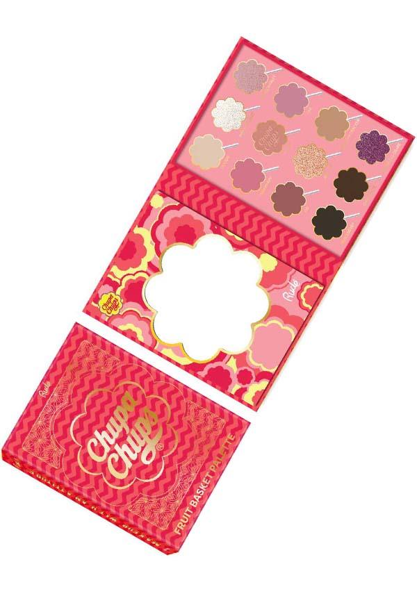 Chupa Chups [Fruit Basket] | 12 COLOR PALETTE - Beserk - all, brown, cosmetics, dark brown, discountapp, eye, eye shadow, eyes, eyeshadow, eyeshadow pressed, fp, googleshopping, gothic cosmetics, jun23, labelnew, labelvegan, light brown, make up, makeup, nude, R130623, RC17269, rude cosmetics, shimmer, vegan