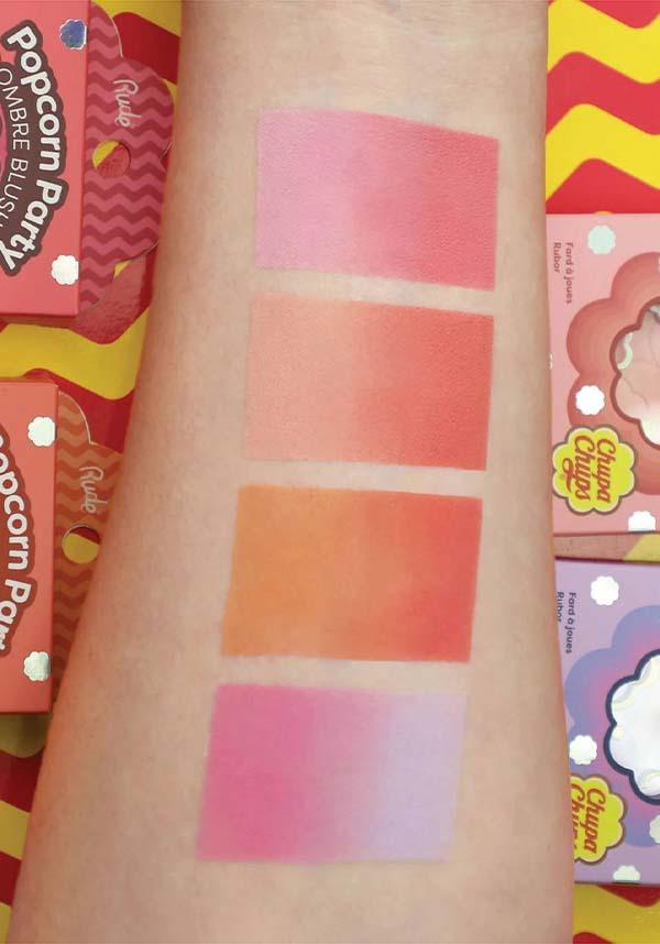 Chupa Chups Party Ombre [Peach Pie] | BLUSH - Beserk - all, blush, cosmetics, cruelty free, cruetly free, discountapp, eye, eye shadow, eyeshadow, eyeshadow pressed, face, fp, googleshopping, labelnew, labelvegan, make up, makeup, may23, peach, pink, powder, pressed powder, R230523, RC17246, rude cosmetics, vegan