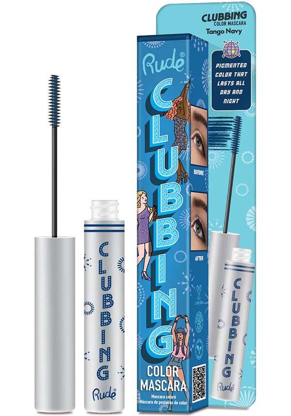 Clubbing [Tango Navy] | COLOR MASCARA - Beserk - all, blue, colourful, colours, cosmetics, dark blue, discountapp, eye, eyelashes, eyes, fp, googleshopping, gothic cosmetics, halloween cosmetics, jun23, labelnew, labelvegan, make up, makeup, mascara, navy, R130623, RC17269, rude cosmetics, special fx makeup, vegan