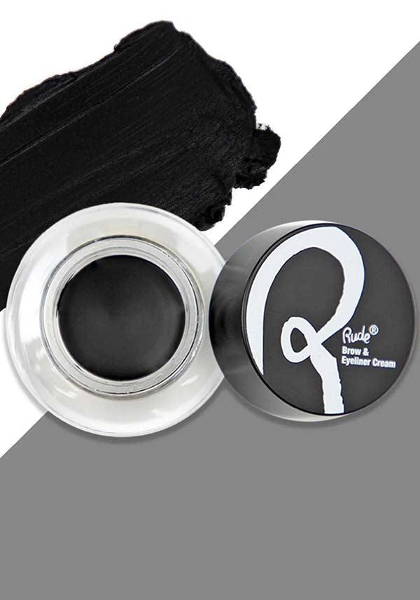Dark Side Peep Show | BROW & EYELINER CREAM - Beserk - all, all ladies, black, brown, brows, clickfrenzy15-2023, cosmetics, cream, discountapp, eyebrow, eyeliner, eyeshadow cream, fp, goth, gothic, labelvegan, ladies, liner, make up, makeup, nov21, R111121, RCS15663, rude cosmetics, vegan