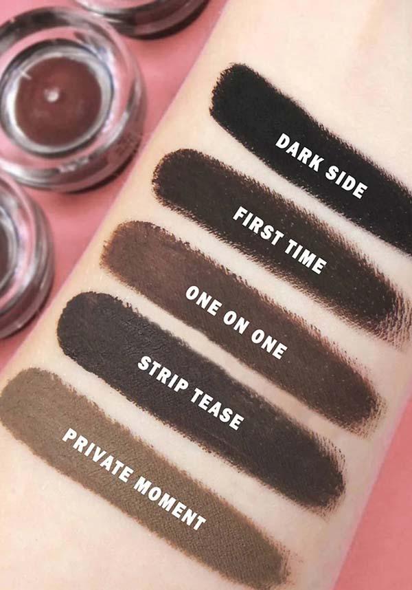 Dark Side Peep Show | BROW &amp; EYELINER CREAM - Beserk - all, all ladies, black, brown, brows, clickfrenzy15-2023, cosmetics, cream, discountapp, eyebrow, eyeliner, eyeshadow cream, fp, goth, gothic, labelvegan, ladies, liner, make up, makeup, nov21, R111121, RCS15663, rude cosmetics, vegan